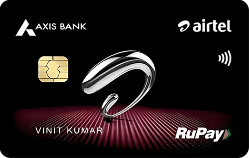Airtel Axis Bank Rupay Credit Card ₹500 joining fee