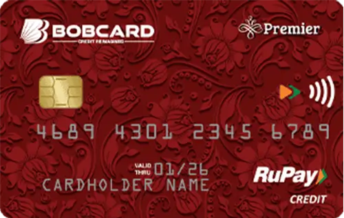 BOB Premier Credit Card ₹1,000 joining fee