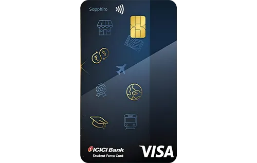ICICI Bank Student Sapphiro Forex Card