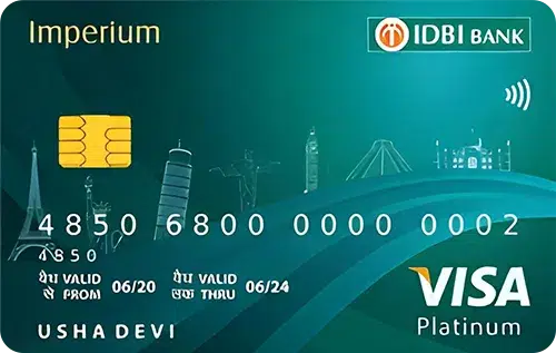 IDBI Imperium Platinum Credit Card Secured FD Card