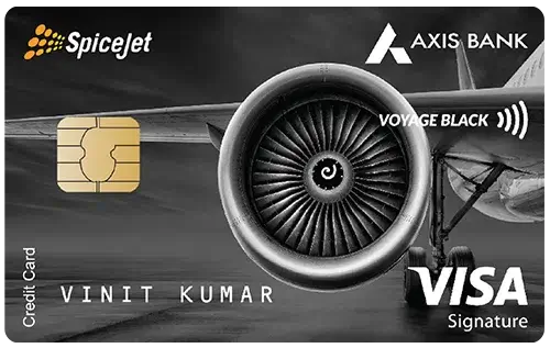 SpiceJet Axis Bank Voyage Black Credit Card