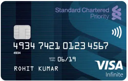 Standard Chartered Priority Visa Infinite Credit Card